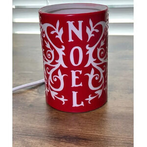 Authentic Scentsy NOEL Red/White Plug-in Wall Candle Warmer